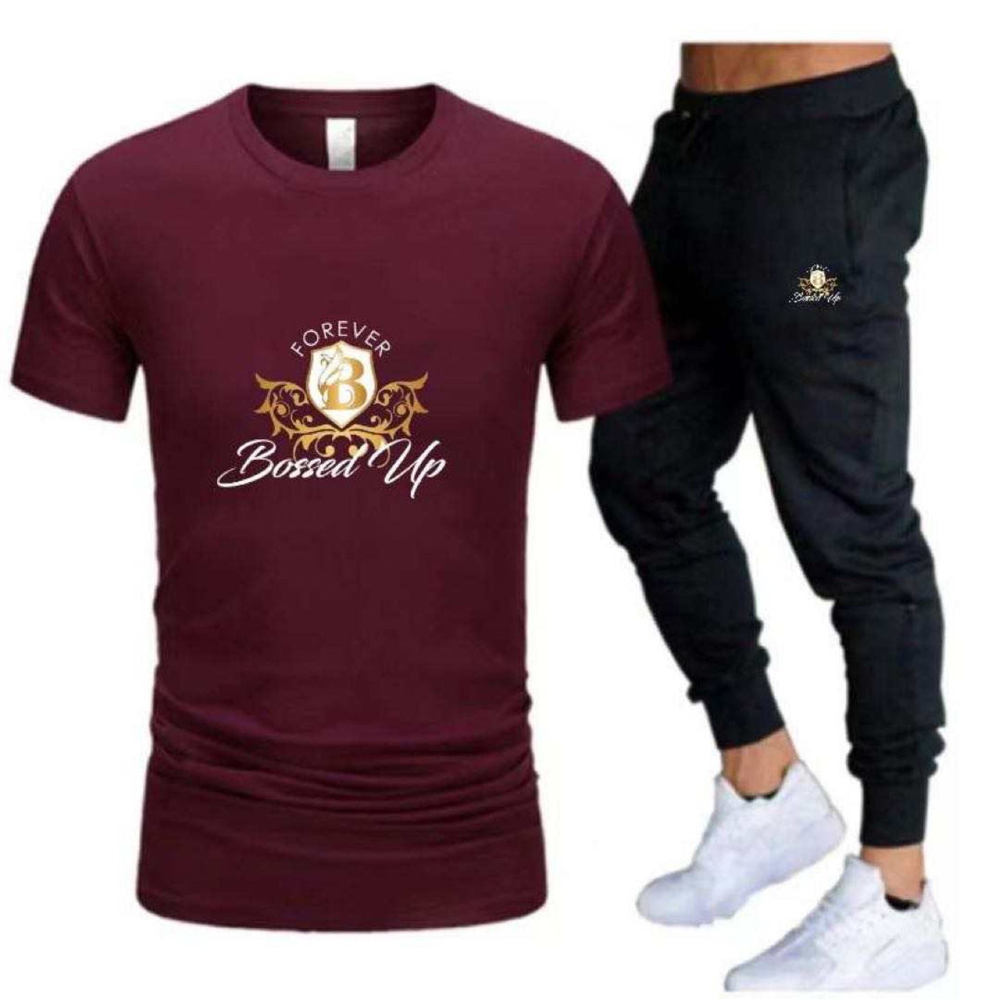'Executive Athleisure' T-Shirt and Joggers Set by Forever Bossed Up