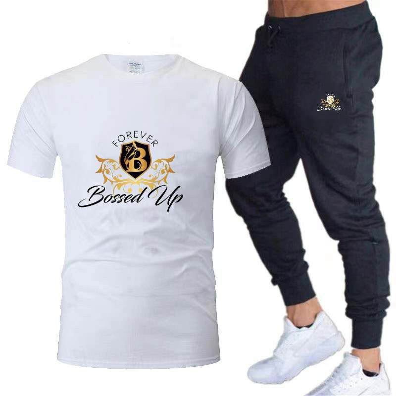 'Executive Athleisure' T-Shirt and Joggers Set by Forever Bossed Up