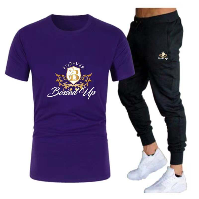 'Executive Athleisure' T-Shirt and Joggers Set by Forever Bossed Up