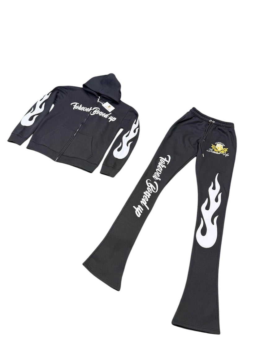 Two piece Embroidered Jogging Set.