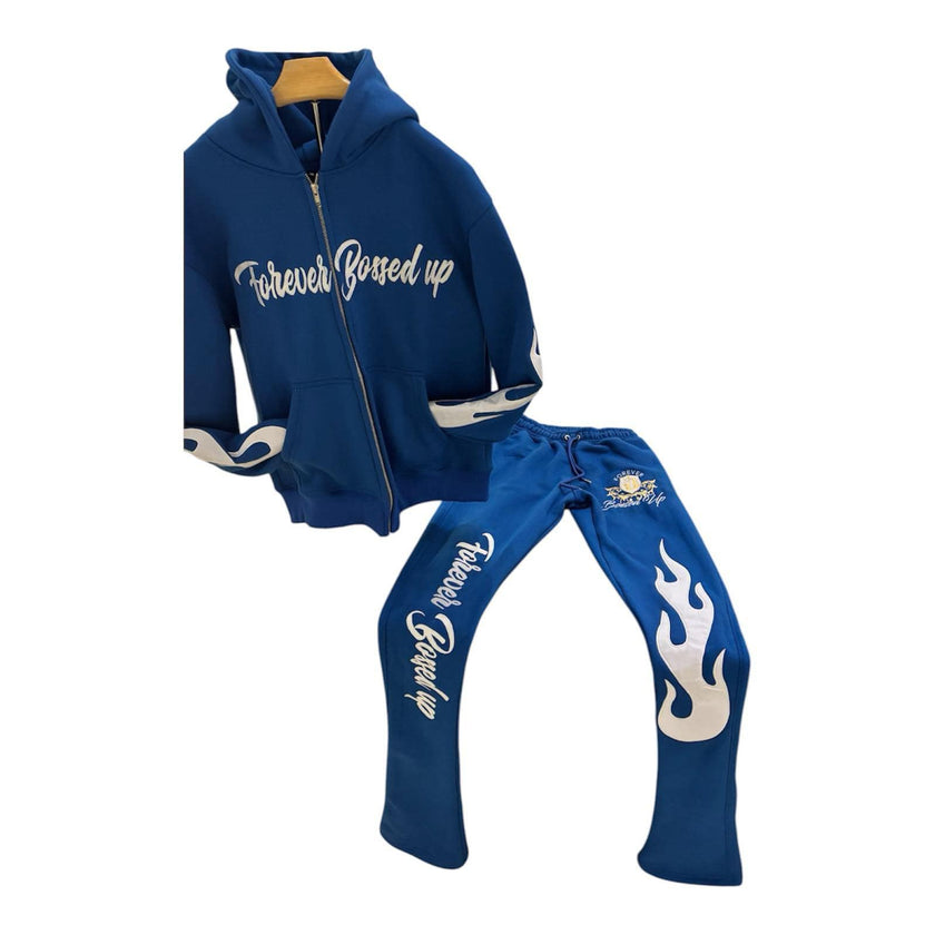 Two piece Embroidered Jogging Set.