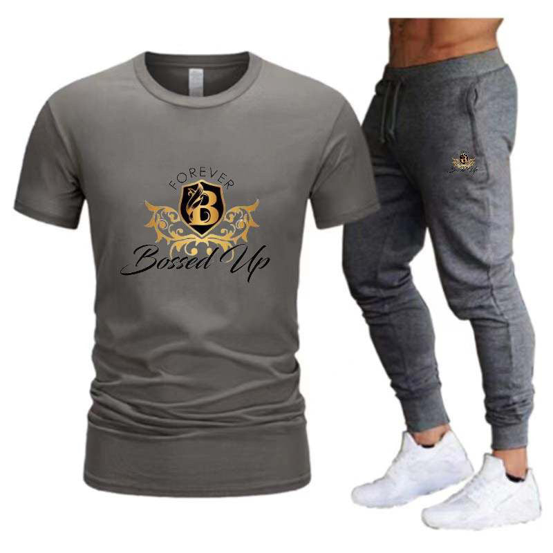 'Executive Athleisure' T-Shirt and Joggers Set by Forever Bossed Up